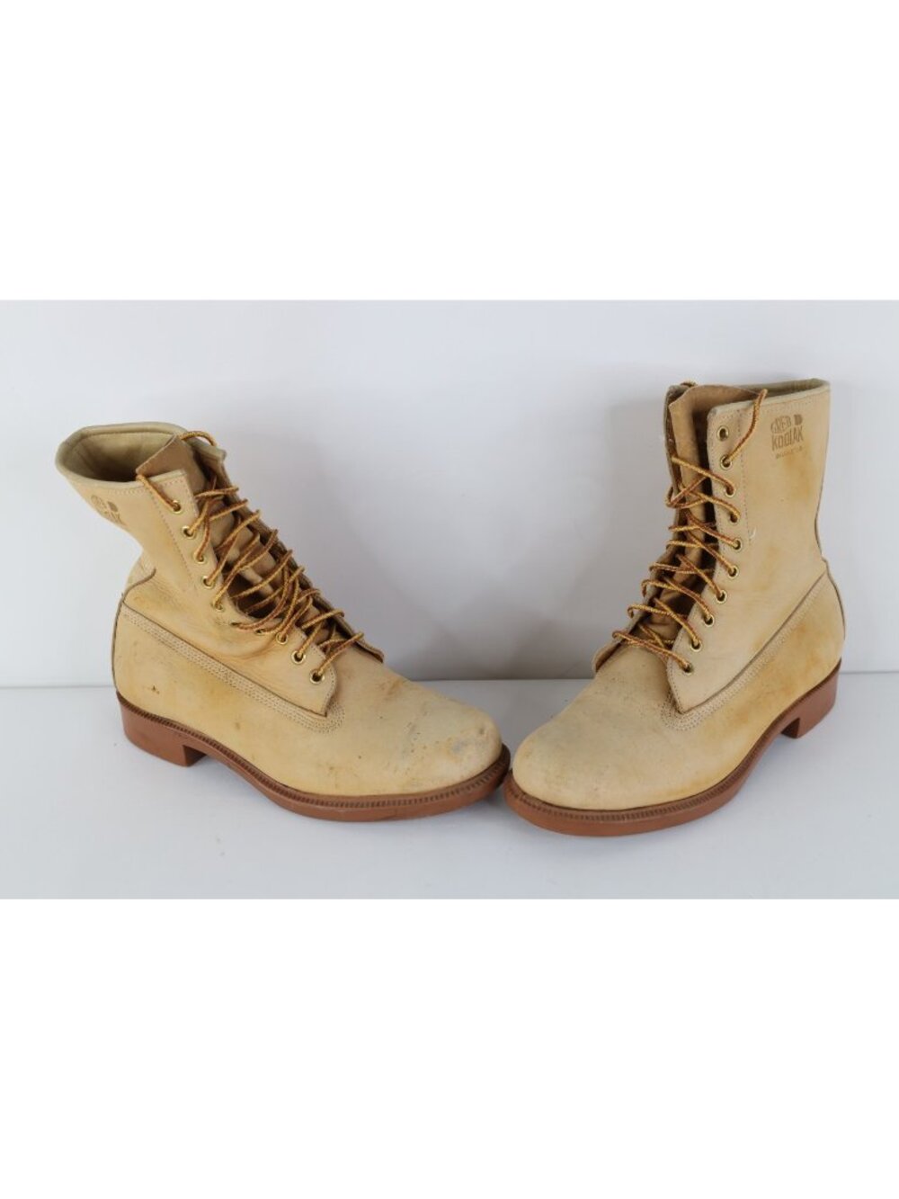 Vtg 80s 90s Streetwear Mens 8 F Nubuck Suede Leather Insulated Boots Workwear